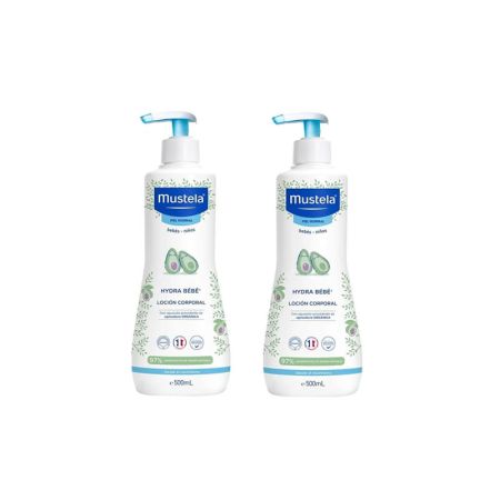 Mustela Hydra Bébé Lait Corporel Duplo Pack 2x500ml