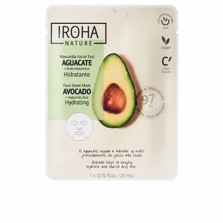 Iroha Nature Nature Mask Avocado Hyaluronic Acid 1 U