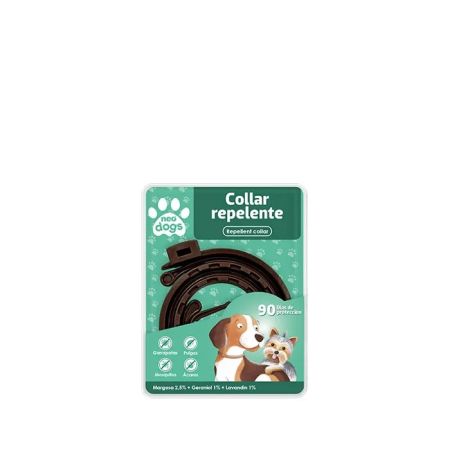 Collier Répulsif Anti-Insectes Pour Chiens Neovital 1 Unité