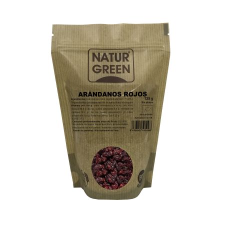 Naturgreen Arandanos Rojos Deshidratados Bio 125g