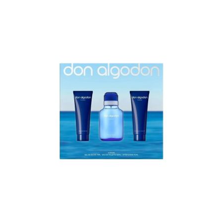 Don Algodón para Hombre Eau de Toilette Spray 100ml Set 3 Pieces