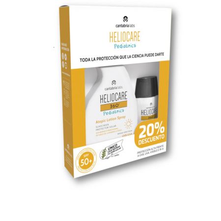 Heliocare 360º Pack Pediatrics Mineral 50ml + Atopic Lotion Spray 75ml