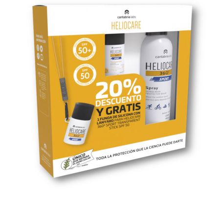 Heliocare 360º Sport Sunscreen SPF 50+ Set 3 Pieces 