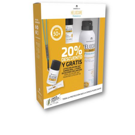 Heliocare 360º SPF50 Spray 200 ml Coffret 4 Pièces