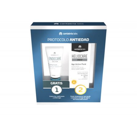 Heliocare 360 ​​​​Age Fluide Actif Spf50 50 ml Coffret 2 Pièces