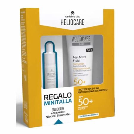 Heliocare Age Active Fluid Sunscreen Spf50+ 50ml Coffret 2 Produits