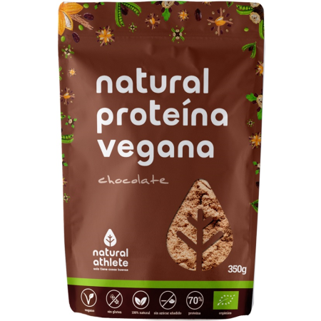 Natural Athlete Proteina Vegana Chocolate Bio 350g