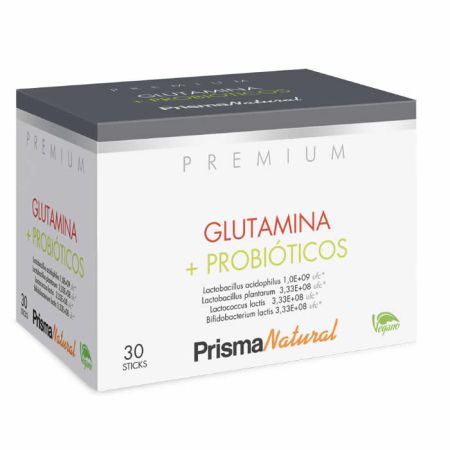 Prisma Natural Glutamine + Probiotics 30 Sticks x 4.37g