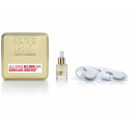 All Sins 18k All Skin Eye Rescue 21 Days Intensive Treatment Coffret 2 Produits
