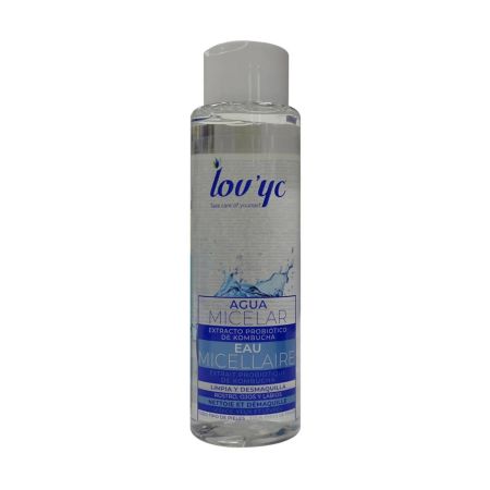 Lovyc Probiotico Kombucha Agua Micelar Rostro Ojos y Labios 500ml