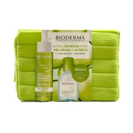 Bioderma Pack Cadeau Trousse Bioderma Sébium Sérum 30 ml + H2O 100 ml Gratuit