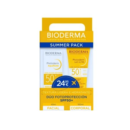 Coffret 2 Produits Bioderma Photoderm Max Aquafluide Spf50+ 40ml