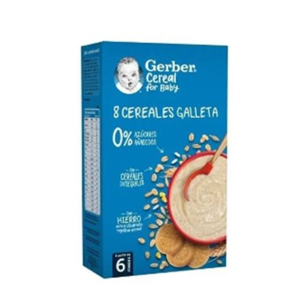 Gerber 8 Céréales avec Biscuit 500g