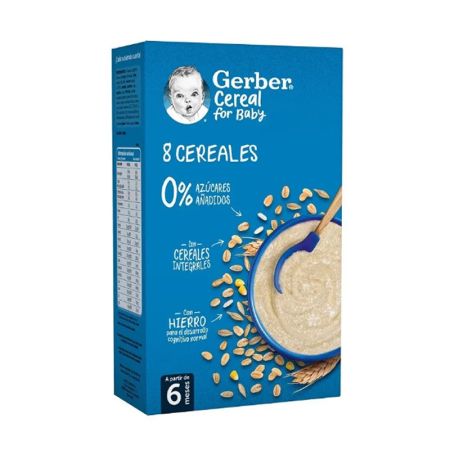 Gerber Bouillie 8 Céréales +6 Mois 475g