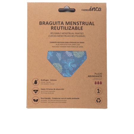 Inca Braguita Menstrual Absorción Super Azul Talla Xl 1 U