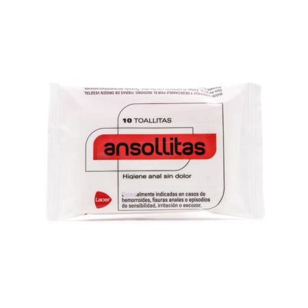 Lacer Ansollitas Lingettes d'hygiène Anale 10 Unités