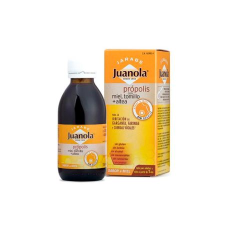 Juanola Sirop au Miel et au Thym de Propolis 140ml 
