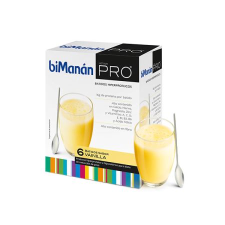 Bimanan Pro Milk-shake à la Vanille 6 Sachets