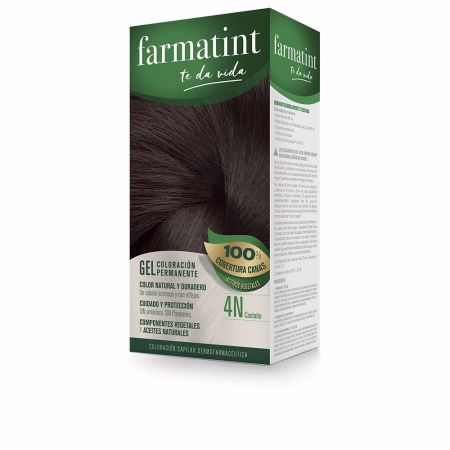 Farmatint Gel Coloration Permanent 4N Châtain 135ml