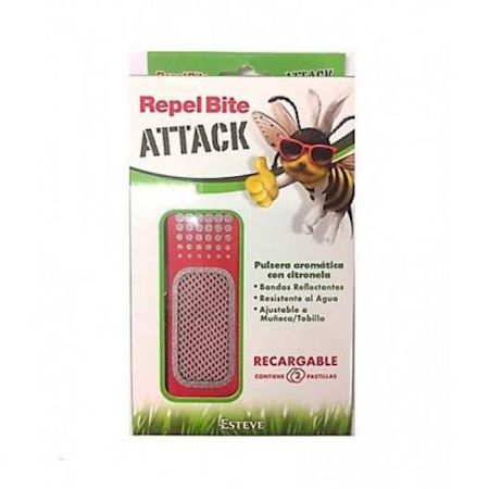 Repel Bite Attack 1 Bracelet à la Citronnelle 2 Rechargeable