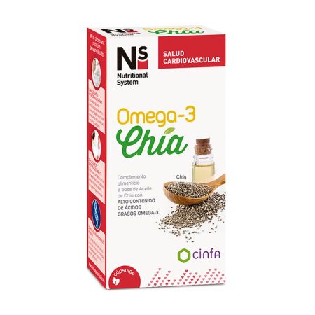Ns Cardioprotecteur Oméga-3 Chia 120 Capsules