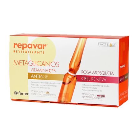 Repavar Revitalize Antiage + Cell Renew 30 Ampoules