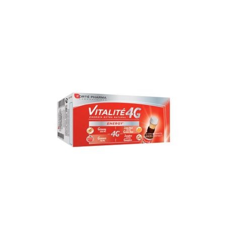 Forté Pharma Vitalité 4g Energy 10 Flacons - Shot 10 Fioles