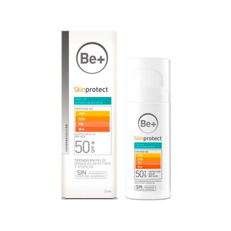 Be+ Skinprotect Peau Acnéique Spf50 50ml 