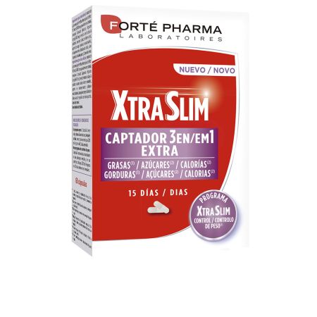 Forté Pharma Xtraslim Captador 3 en 1 60 Capsules 