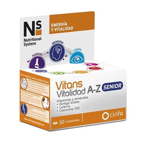 Ns Vitans Vitalité A-Z Senior 30 Comprimés
