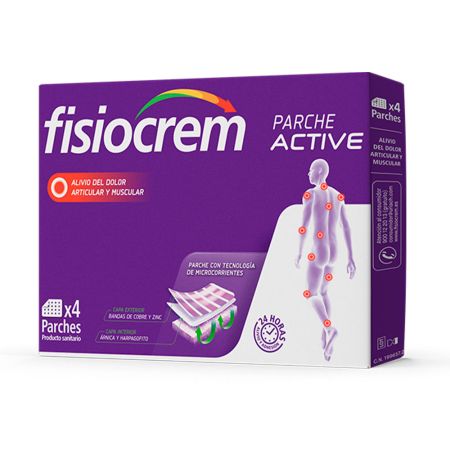 Fisiocrem Active Plaque 4 Unités