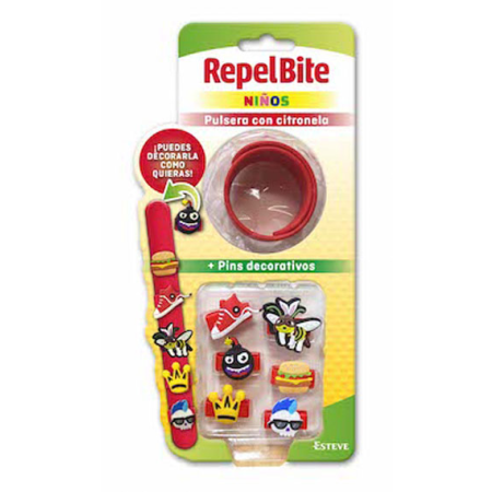 Bracelet anti-moustique Repel Bite Natura Kids