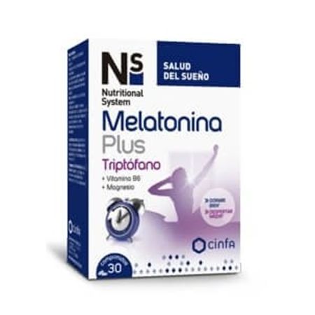 Ns Mélatonine Plus Tryptophane 30 Comprimés