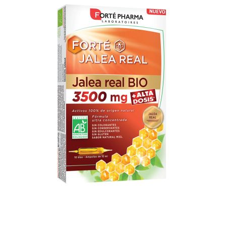 Gelée Royale Forte BIO 3500mg 10 Ampoules 15ml