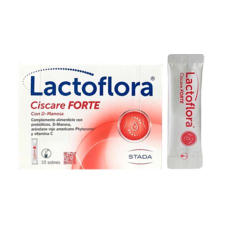 Lactoflora Ciscare Forte 10 Sachets avec D-Mannose et Probiotiques