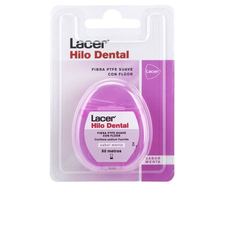 Lacer Fil Dentaire Extra Doux Avec Fluorure et Triclosan 50m 1ud