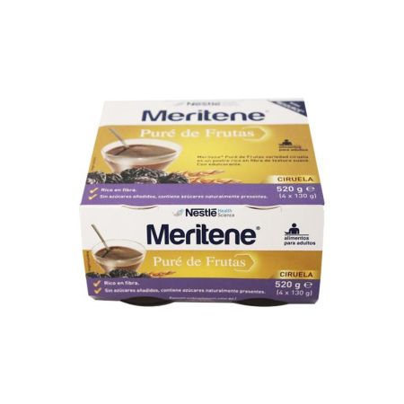 Meritene Ressource Purée De Fruits Purée Variée Purée De Prunes 4 Pcs