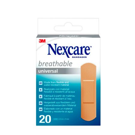 Nexcare Plastique 20 Bandes 19x76mm
