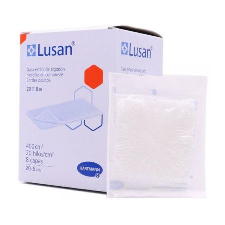 Hartmann Lusan Gaze En Coton 20 Sachets De 5