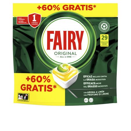 Fairy Todo En 1 Limon Lavavajillas 29 Cápsulas