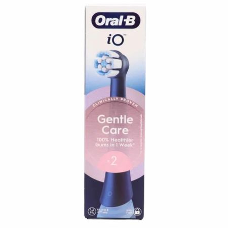 Oral-B iO Gentle Care Black Replacement Heads 4 Pack