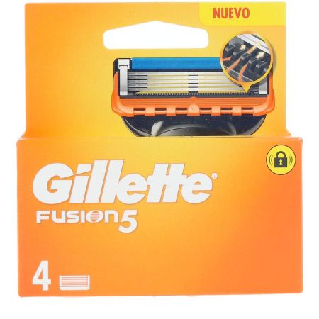 Gillette Fusion 5 Cuchillas Pack Recambio 5 Hojas 4un