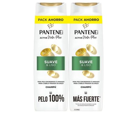 Pantene Suave y Liso Champú Lote 2 X 325ml
