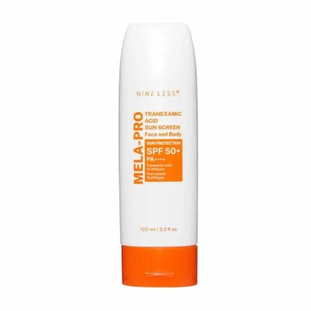 Nine Less Tranexamic Acid Sun Screen Face And Body Spf50+ 100ml