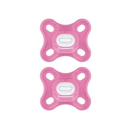 Mam Sucette Confort 3-12 M 2 Unités Rose