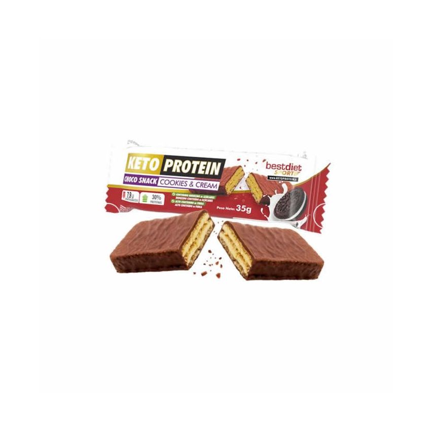 Keto Protein Choco Snack Cookies And Cream 35G