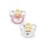 Nuk Star Latex Pacifier 0–6 Months 2 Units