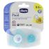 Chicco Sucette Physio Micro Silicone 0-2M 2 Unités