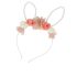 Bandeau Avec Oreilles De Lapin Et Fleurs - 1 U