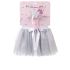 Tutú Plateado Y Cinta Con Corona Coffret - 2 U